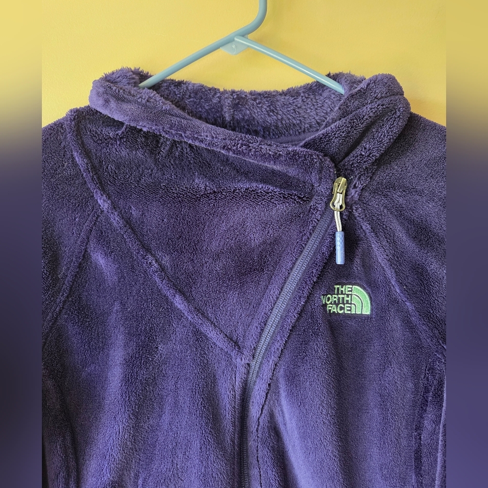 The North Face Bellarine Fleece Jacket Deep Purple Like New Size Small - Picture 3 of 13